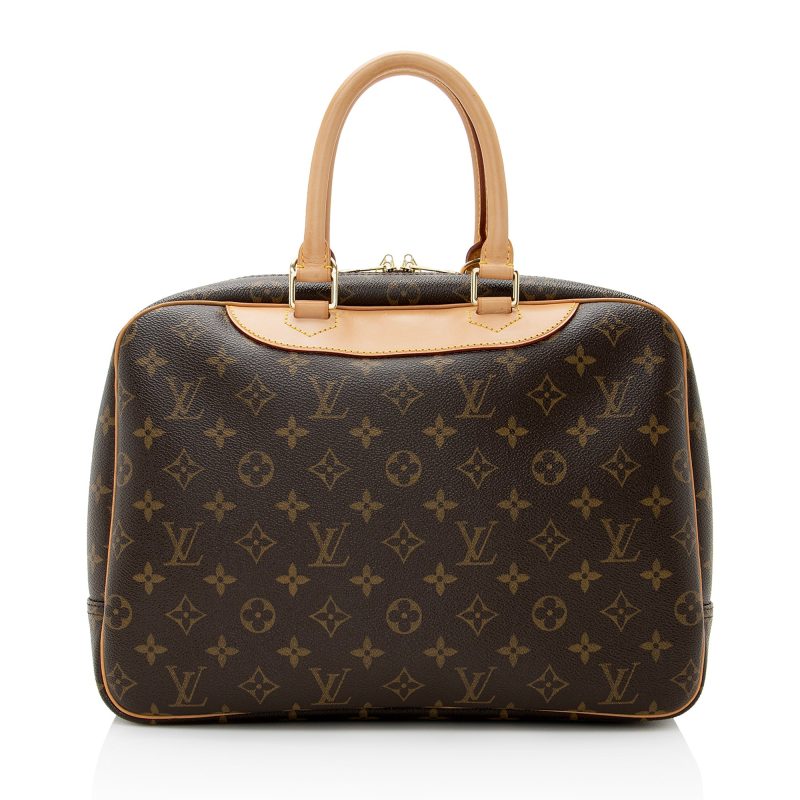 Louis Vuitton Monogram Canvas Deauville Satchel (SHF-22411) - Barde - Image 3