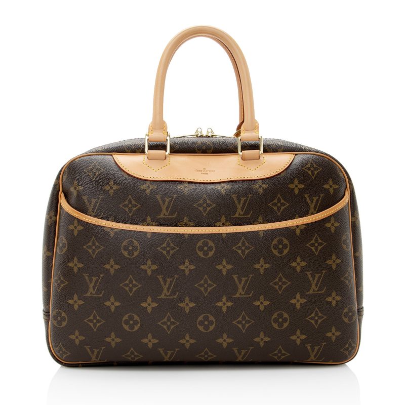 Louis Vuitton Monogram Canvas Deauville Satchel (SHF-22411) - Barde