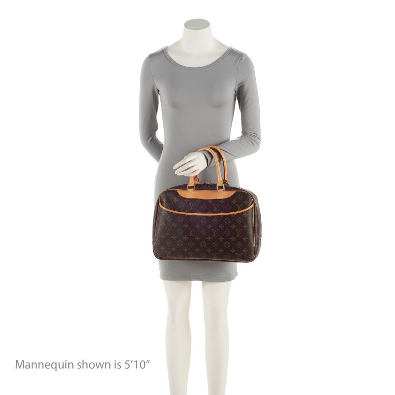 Louis Vuitton Monogram Canvas Deauville Satchel (SHF-22411) - Barde - Image 5