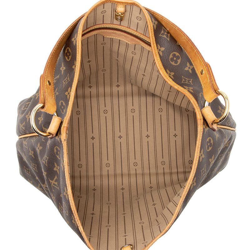Louis Vuitton Monogram Canvas Delightful MM Shoulder Bag (SHF-21461) - Barde - Image 7