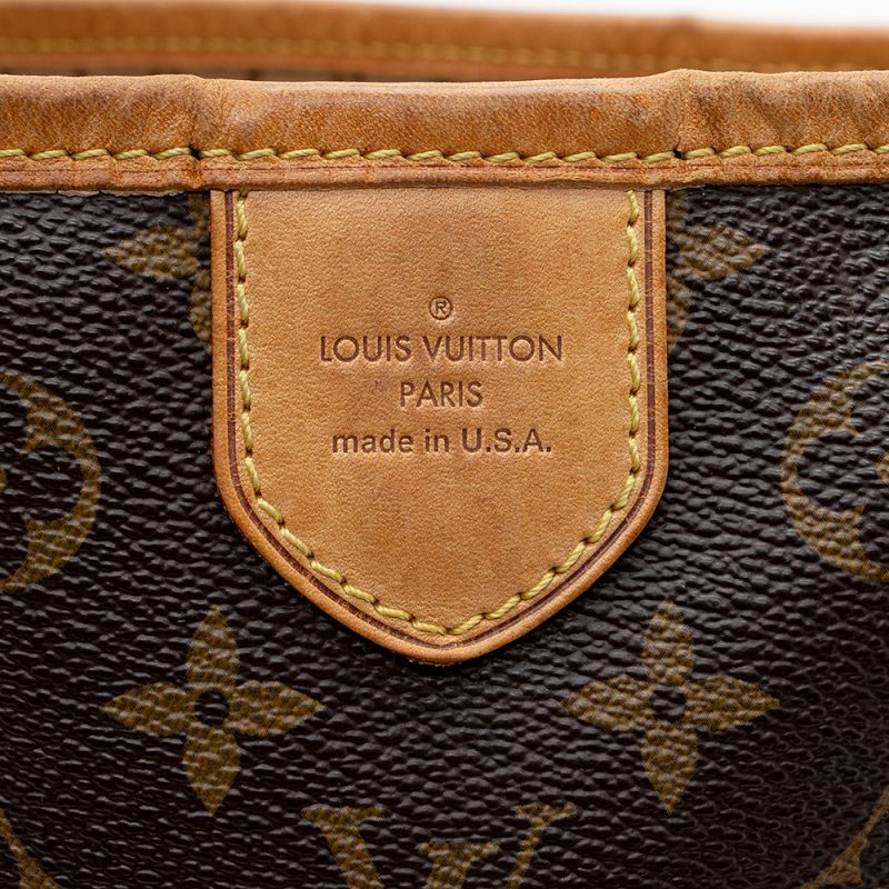 Louis Vuitton Monogram Canvas Delightful MM Shoulder Bag (SHF-21461) - Barde - Image 9
