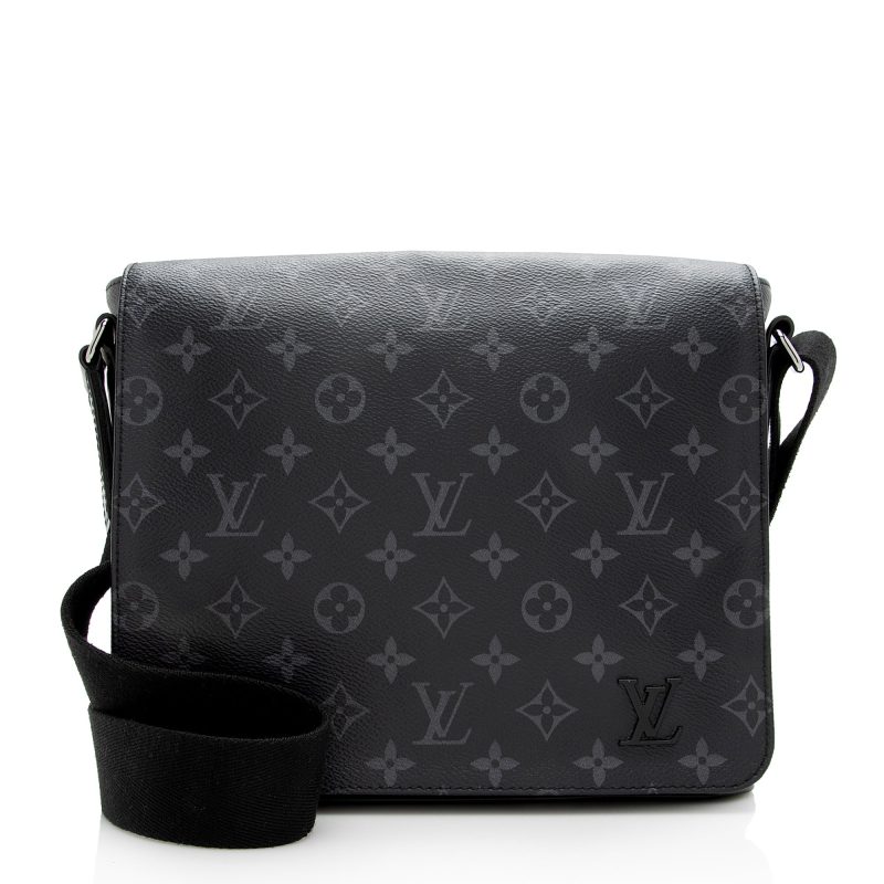 Louis Vuitton Monogram Canvas Eclipse District PM Messenger Bag (SHF-22859) - Barde