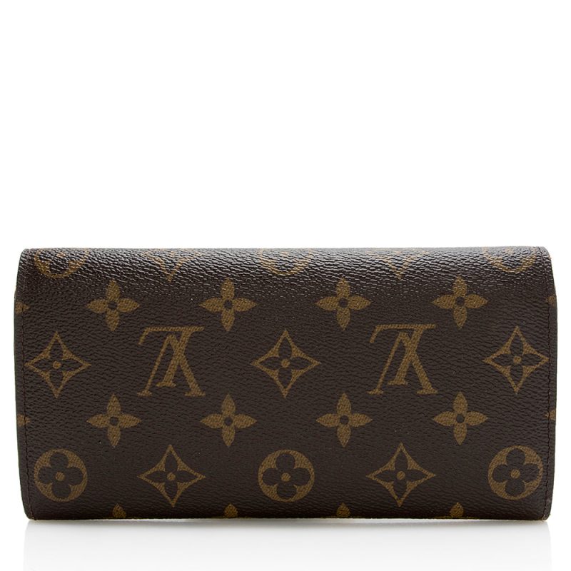 Louis Vuitton Monogram Canvas Emilie Wallet (SHF-22156) - Barde - Image 3