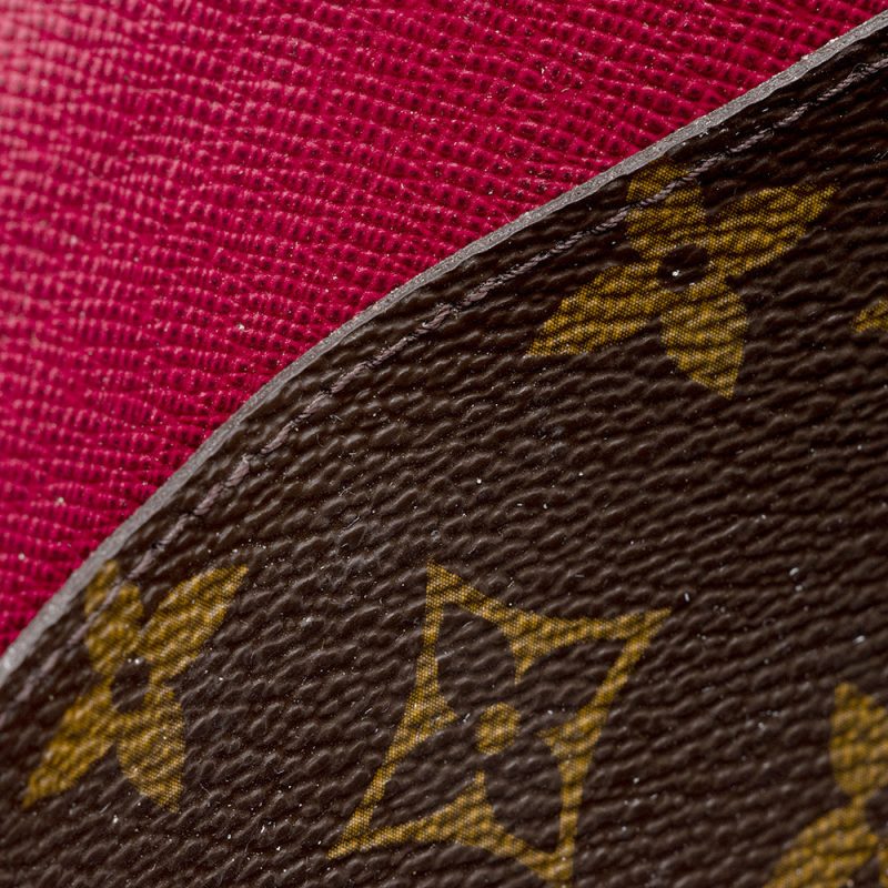 Louis Vuitton Monogram Canvas Emilie Wallet (SHF-22156) - Barde - Image 8