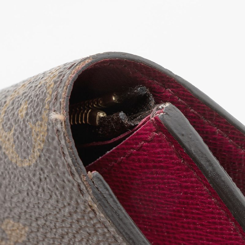 Louis Vuitton Monogram Canvas Emilie Wallet (SHF-22156) - Barde - Image 10