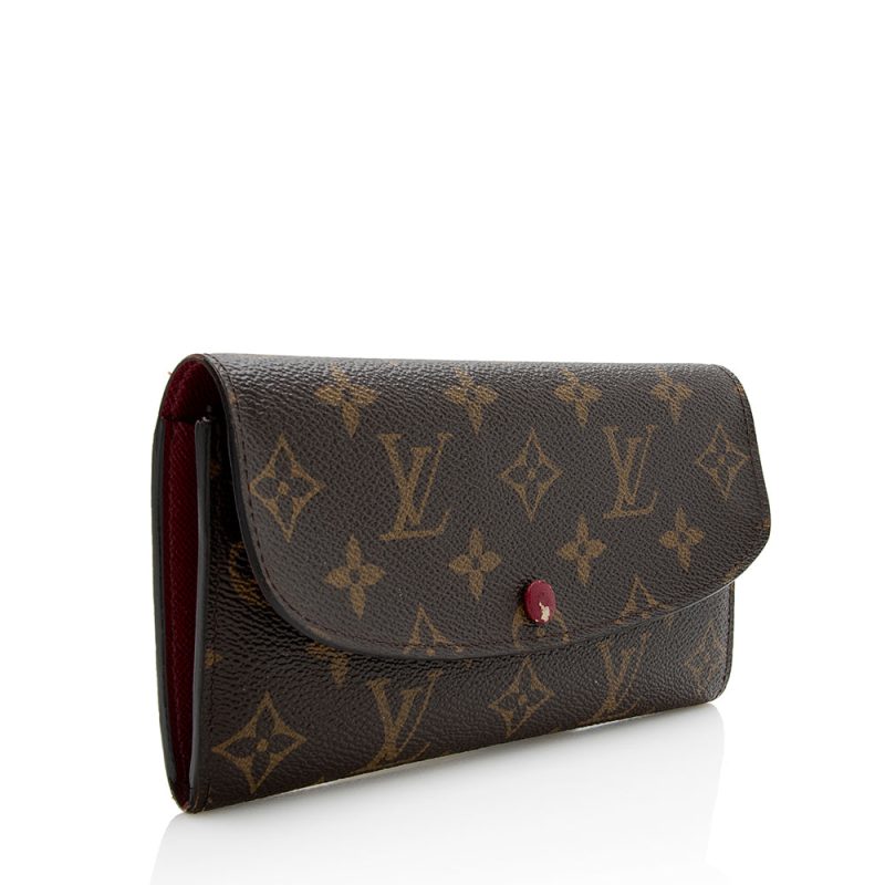 Louis Vuitton Monogram Canvas Emilie Wallet (SHF-22156) - Barde - Image 2