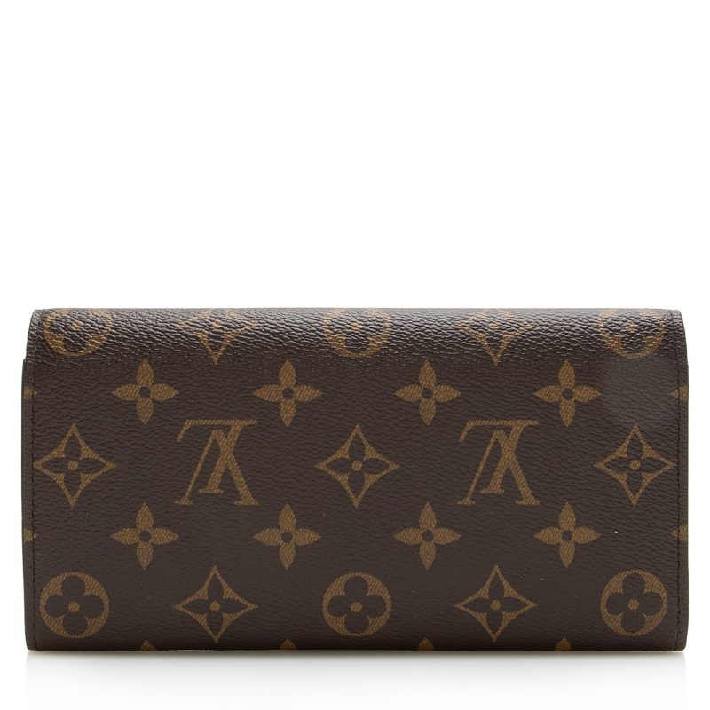Louis Vuitton Monogram Canvas Emilie Wallet (SHF-22862) - Barde - Image 3