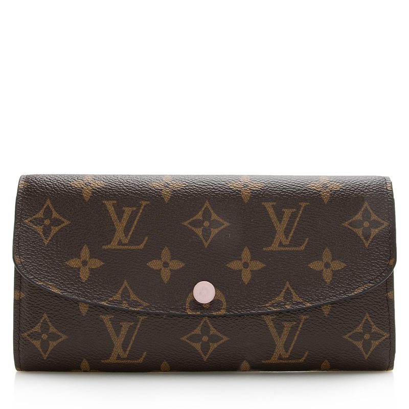 Louis Vuitton Monogram Canvas Emilie Wallet (SHF-22862) - Barde