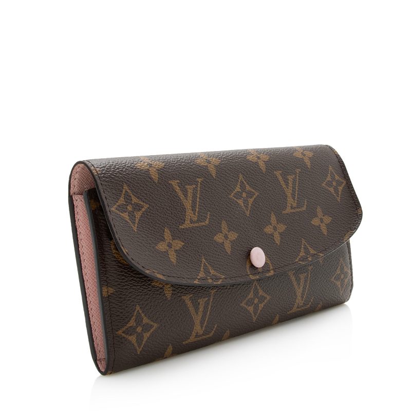 Louis Vuitton Monogram Canvas Emilie Wallet (SHF-22862) - Barde - Image 2
