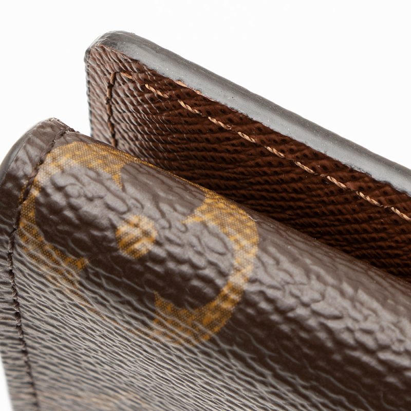 Louis Vuitton Monogram Canvas Envelope Business Card Holder (SHF-21827) - Barde - Image 8