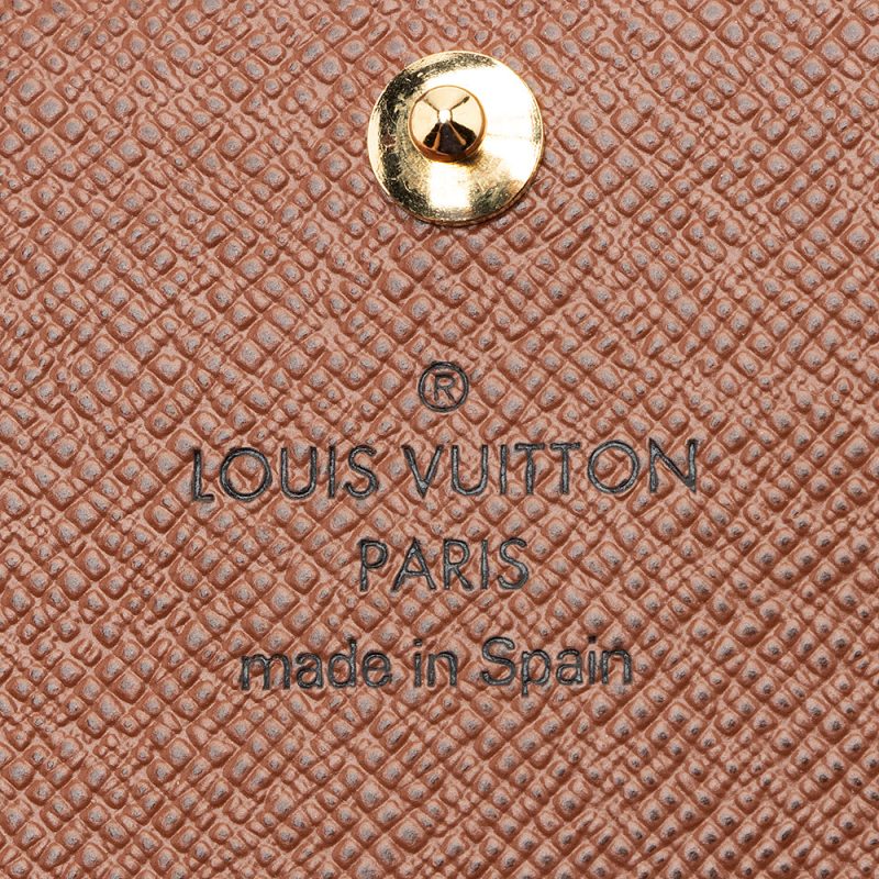 Louis Vuitton Monogram Canvas Envelope Business Card Holder (SHF-21827) - Barde - Image 6