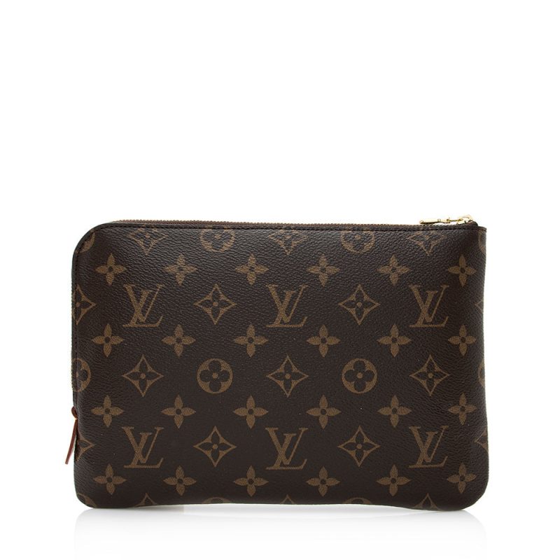 Louis Vuitton Monogram Canvas Etui Voyage PM Pouch (SHF-21053) - Barde - Image 3