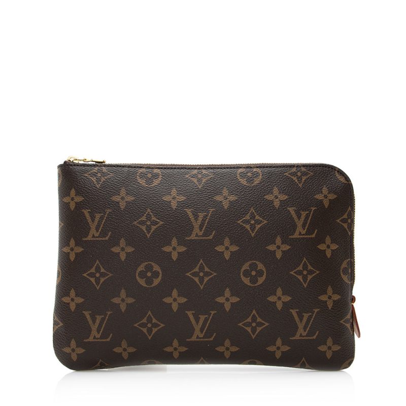 Louis Vuitton Monogram Canvas Etui Voyage PM Pouch (SHF-21053) - Barde