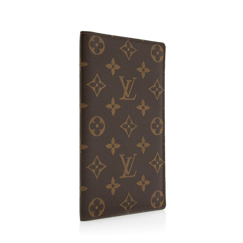 Louis Vuitton Monogram Canvas European Checkbook Cover (SHF-21523) - Barde - Image 2