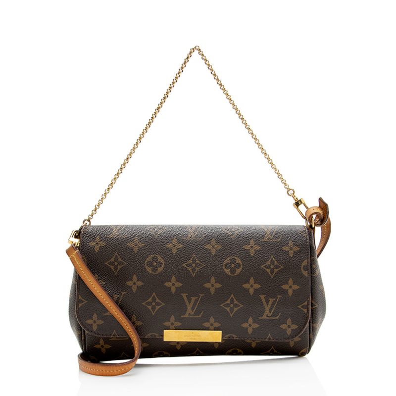 Louis Vuitton Monogram Canvas Favorite MM Shoulder Bag (SHF-21596) - Barde