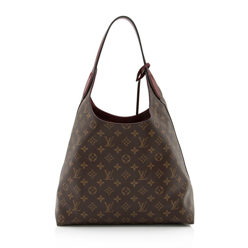 Louis Vuitton Monogram Canvas Flower Hobo (SHF-21532) - Barde - Image 3