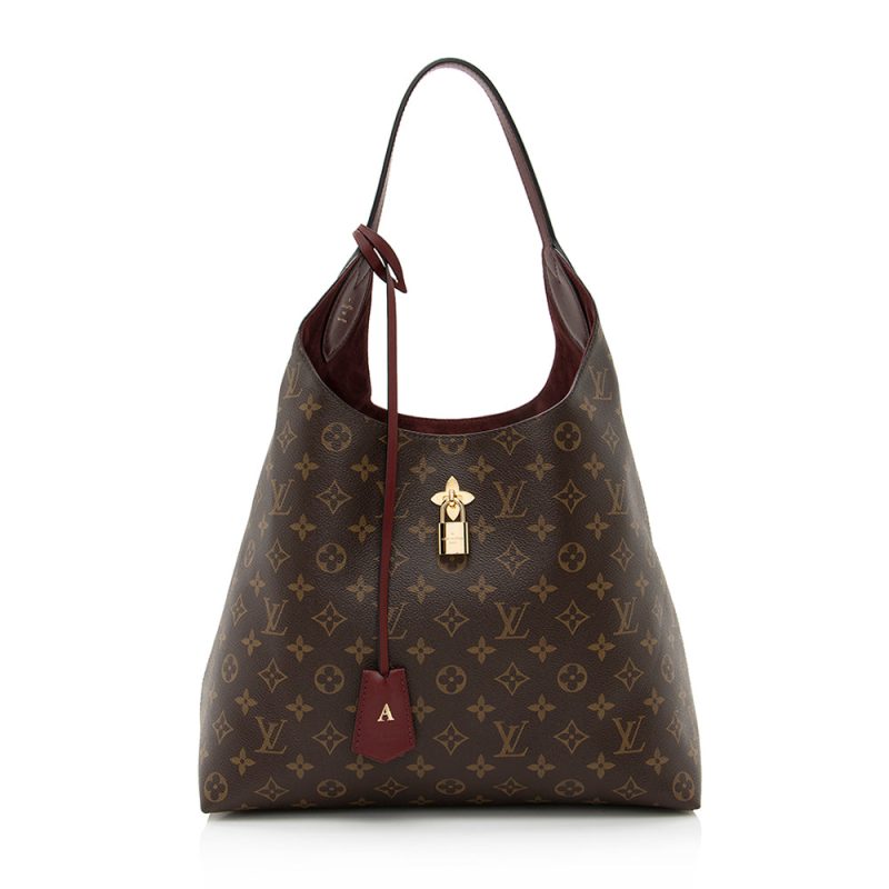 Louis Vuitton Monogram Canvas Flower Hobo (SHF-21532) - Barde