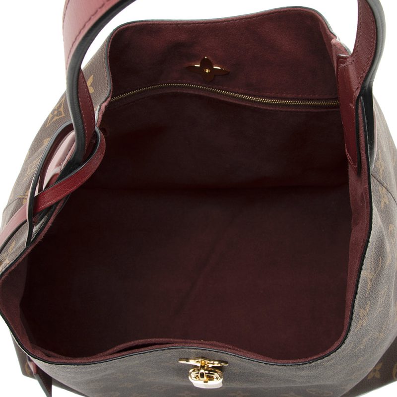 Louis Vuitton Monogram Canvas Flower Hobo (SHF-21532) - Barde - Image 7