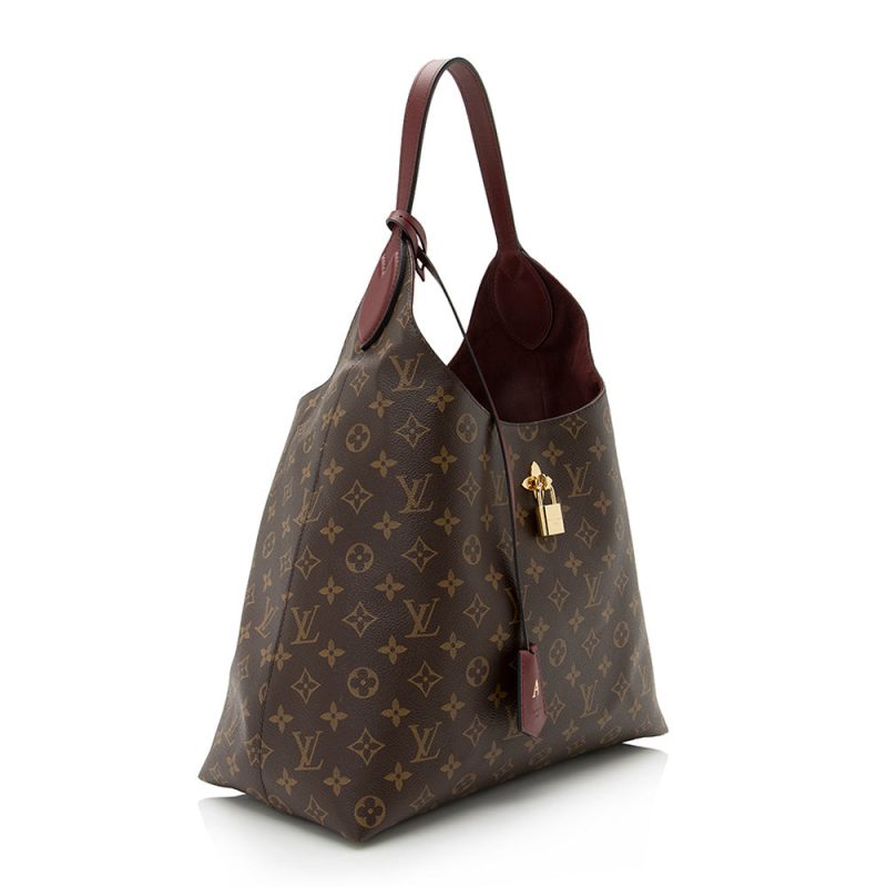 Louis Vuitton Monogram Canvas Flower Hobo (SHF-21532) - Barde - Image 2