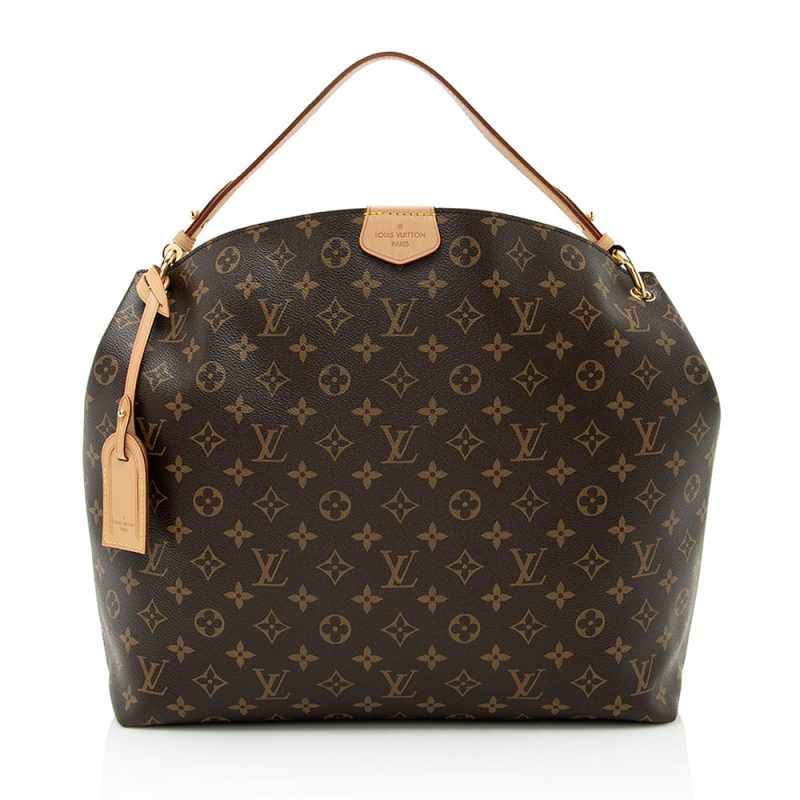 Louis Vuitton Monogram Canvas Graceful MM Hobo (SHF-21715) - Barde
