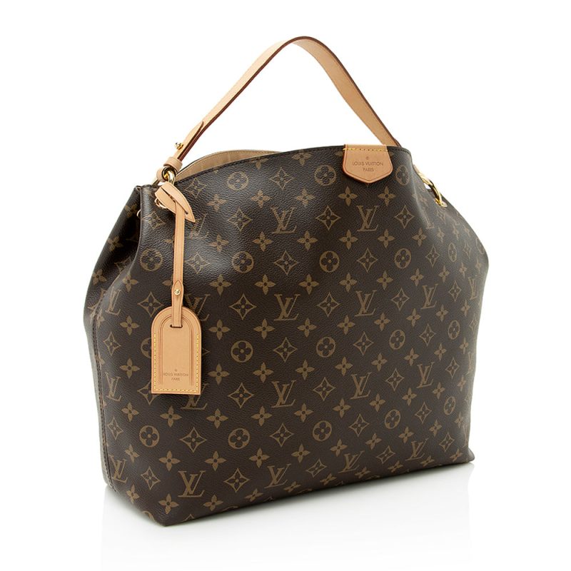 Louis Vuitton Monogram Canvas Graceful MM Hobo (SHF-21715) - Barde - Image 2