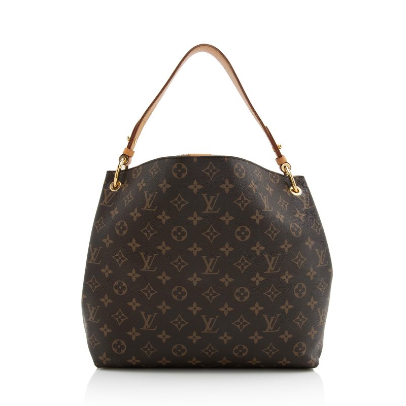 Louis Vuitton Monogram Canvas Graceful PM Hobo (SHF-22739) - Barde - Image 3