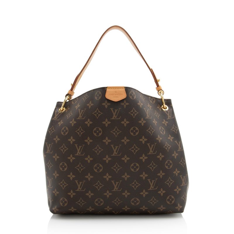 Louis Vuitton Monogram Canvas Graceful PM Hobo (SHF-22739) - Barde
