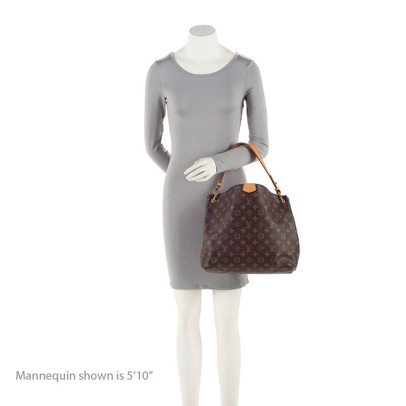 Louis Vuitton Monogram Canvas Graceful PM Hobo (SHF-22739) - Barde - Image 5