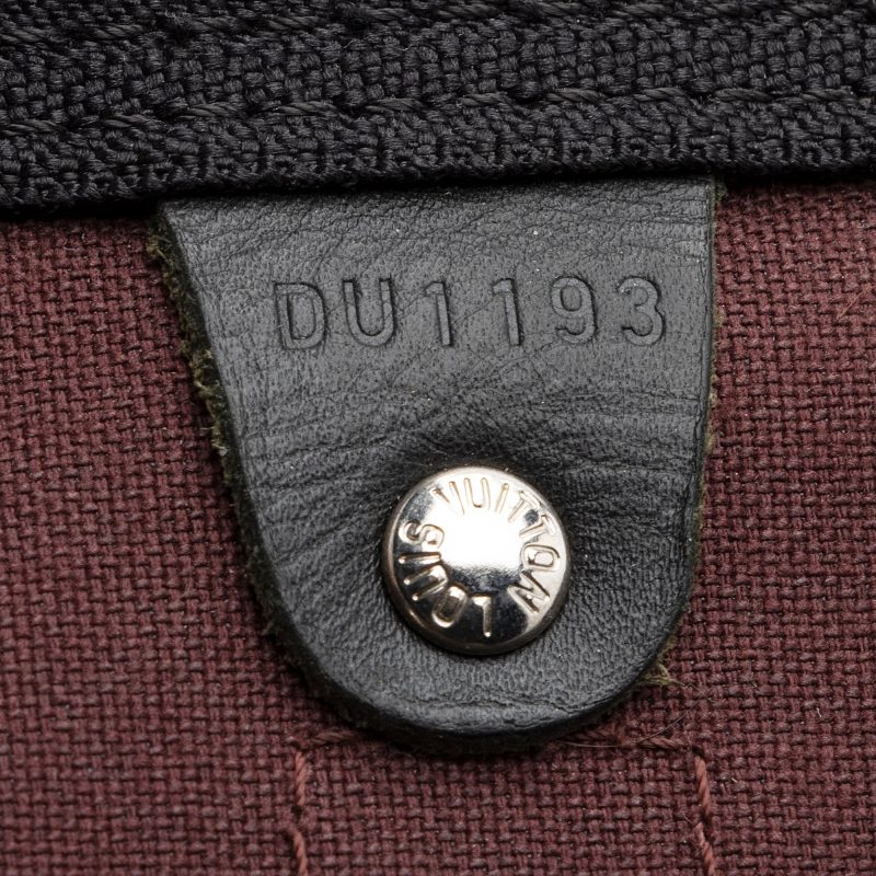 Louis Vuitton Monogram Canvas Macassar Keepall Bandouliere 55 Duffle Bag (SHF-22191) - Barde - Image 6