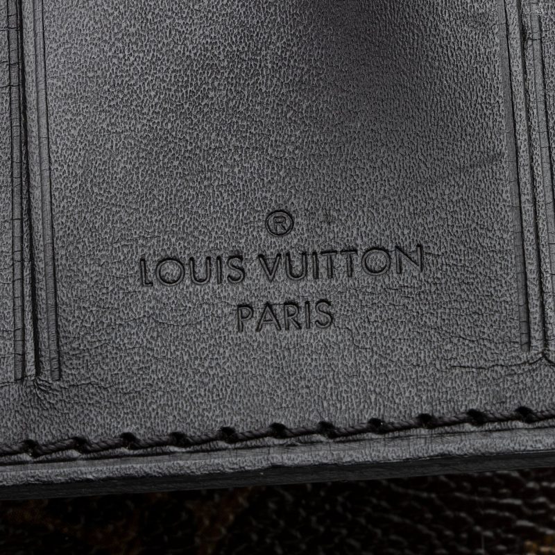 Louis Vuitton Monogram Canvas Macassar Keepall Bandouliere 55 Duffle Bag (SHF-22191) - Barde - Image 9