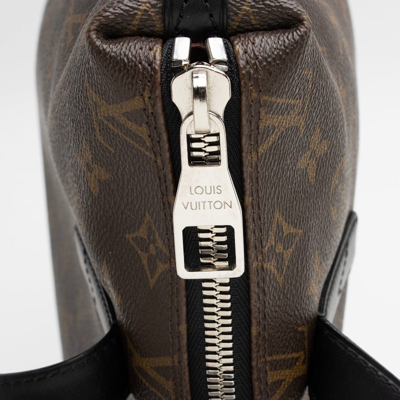 Louis Vuitton Monogram Canvas Macassar Kitan Tote (SHF-22793) - Barde - Image 9