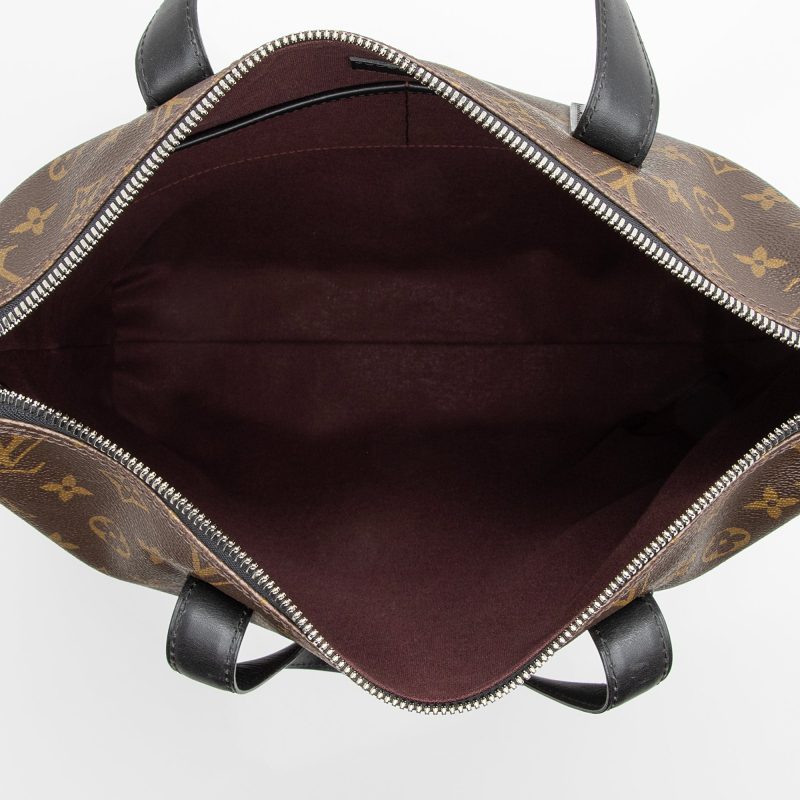 Louis Vuitton Monogram Canvas Macassar Kitan Tote (SHF-22793) - Barde - Image 7