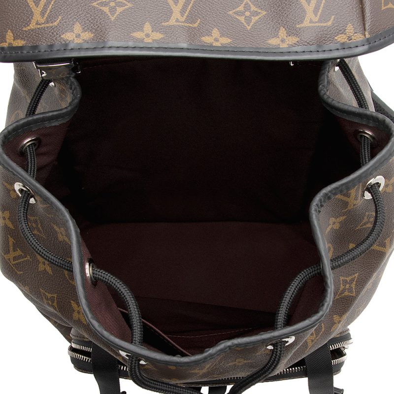 Louis Vuitton Monogram Canvas Macassar Zack Backpack (SHF-20982) - Barde - Image 7