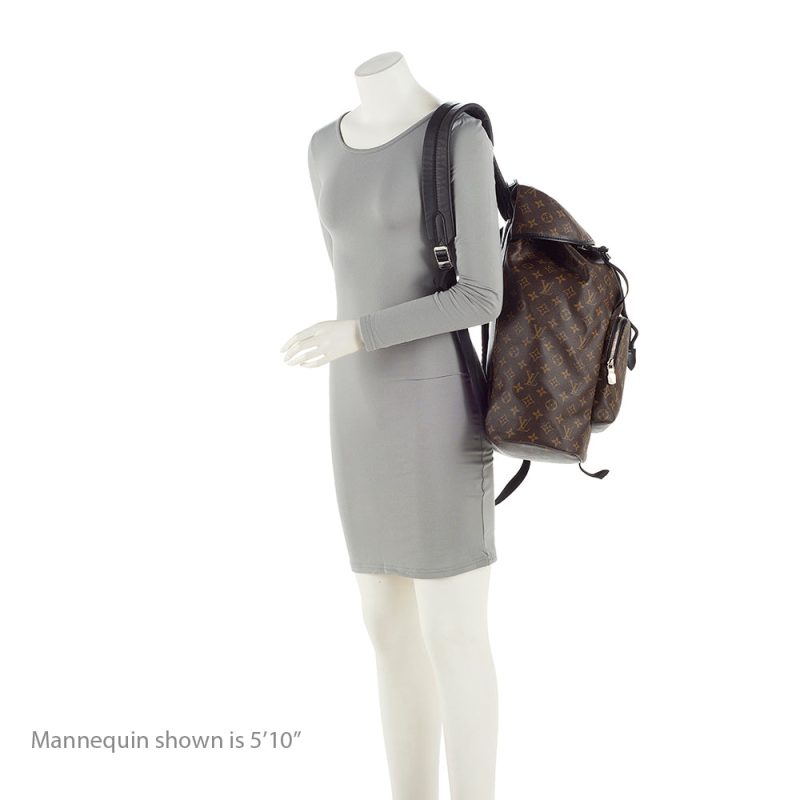 Louis Vuitton Monogram Canvas Macassar Zack Backpack (SHF-20982) - Barde - Image 5