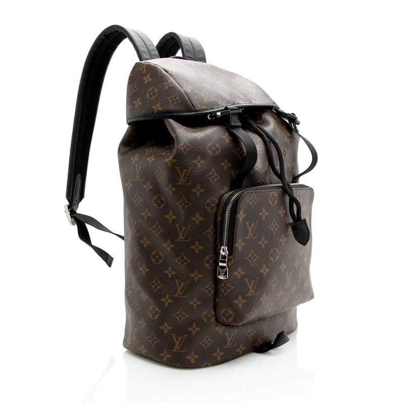 Louis Vuitton Monogram Canvas Macassar Zack Backpack (SHF-20982) - Barde - Image 2