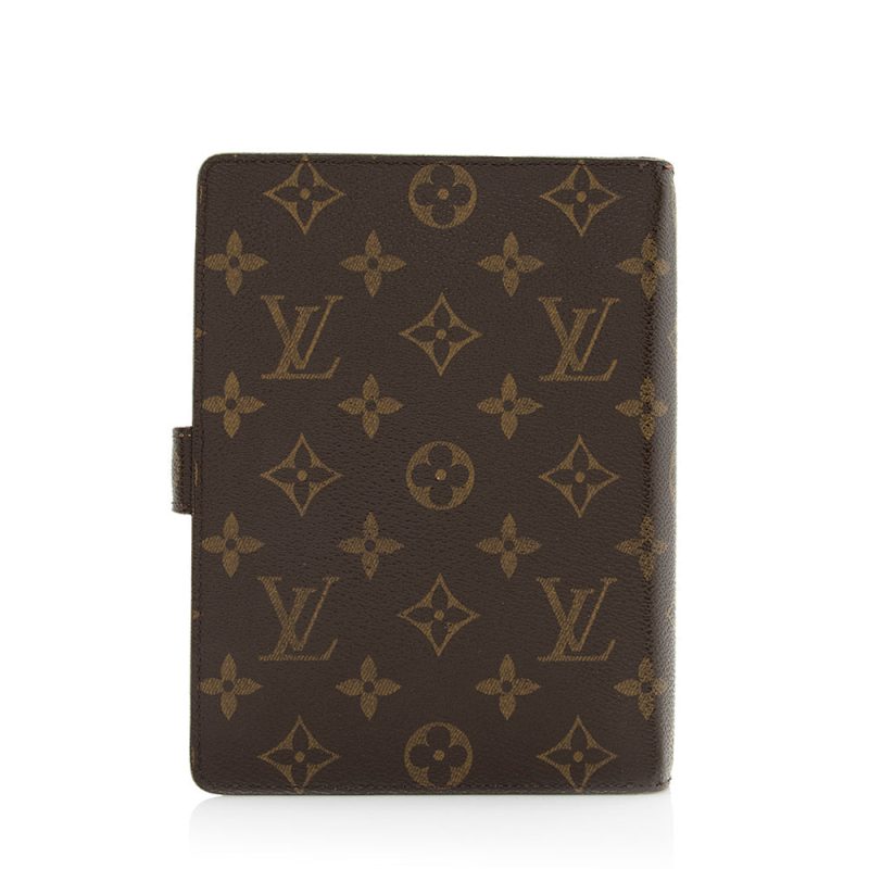 Louis Vuitton Monogram Canvas Medium Ring Agenda Cover (SHF-21536) - Barde - Image 3