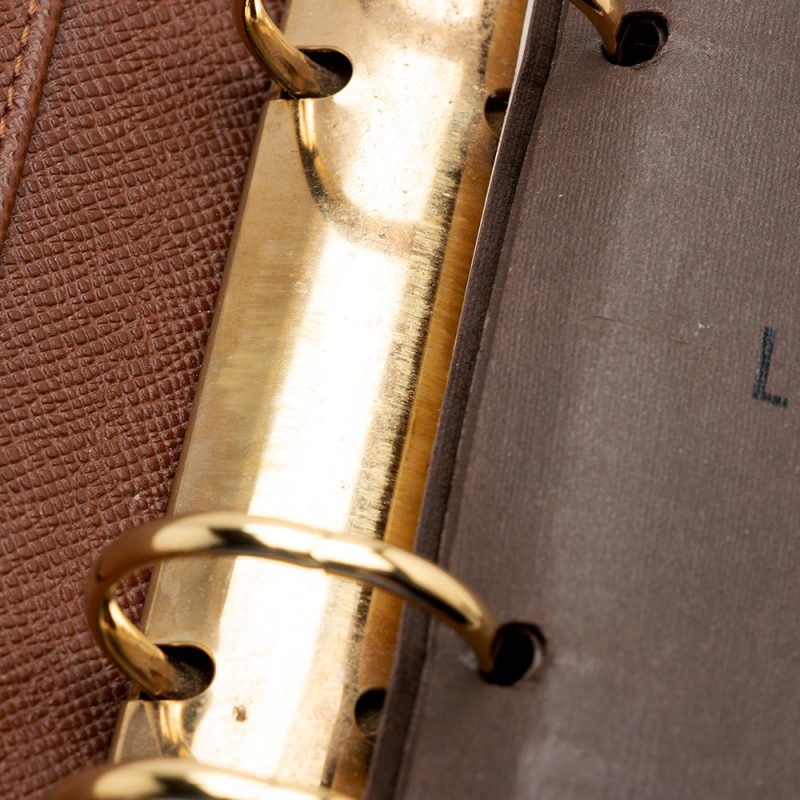 Louis Vuitton Monogram Canvas Medium Ring Agenda Cover (SHF-21536) - Barde - Image 9