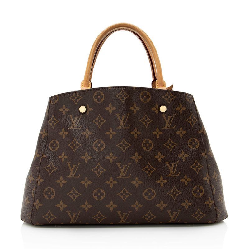 Louis Vuitton Monogram Canvas Montaigne MM Tote (SHF-21458) - Barde - Image 3