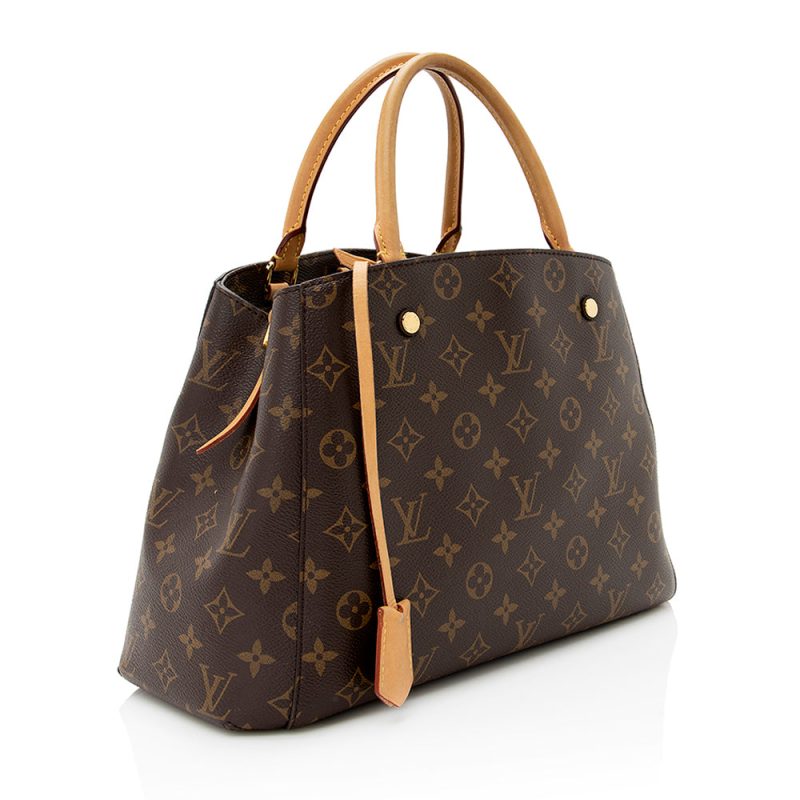 Louis Vuitton Monogram Canvas Montaigne MM Tote (SHF-21458) - Barde - Image 2
