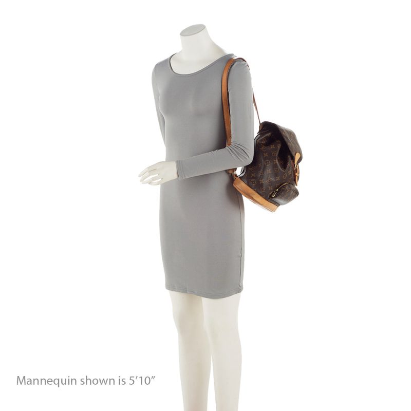Louis Vuitton Monogram Canvas Montsouris MM Backpack (SHF-21416) - Barde - Image 5