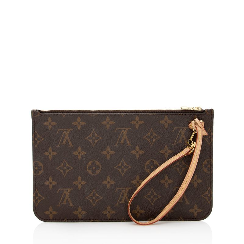 Louis Vuitton Monogram Canvas Neverfull GM Pochette (SHF-21796) - Barde - Image 3