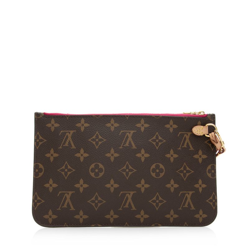 Louis Vuitton Monogram Canvas Neverfull MM Pochette (SHF-21468) - Barde - Image 3