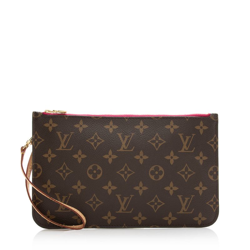 Louis Vuitton Monogram Canvas Neverfull MM Pochette (SHF-21468) - Barde