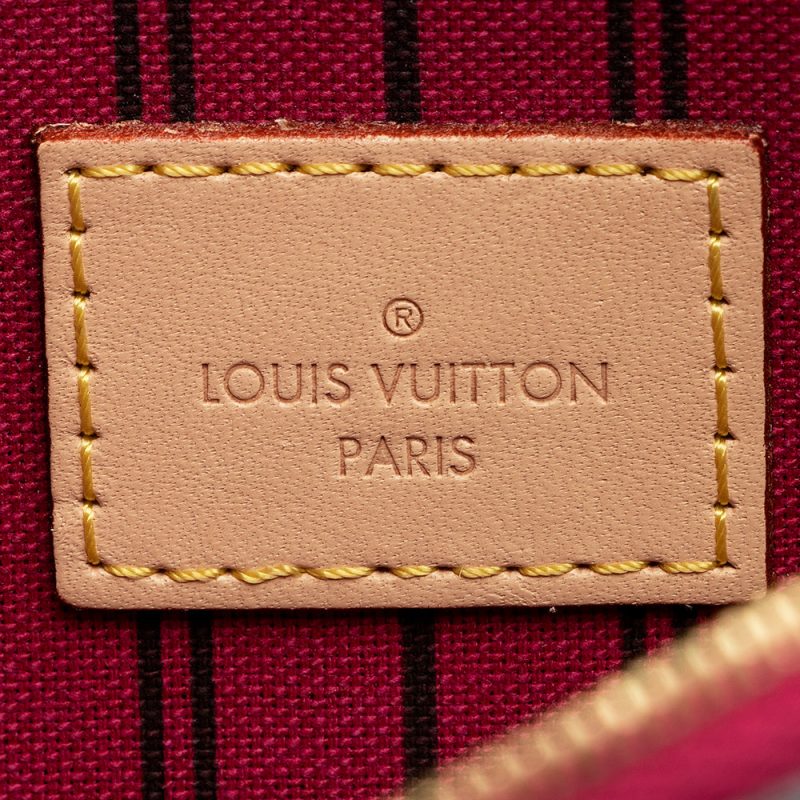 Louis Vuitton Monogram Canvas Neverfull MM Pochette (SHF-21468) - Barde - Image 6