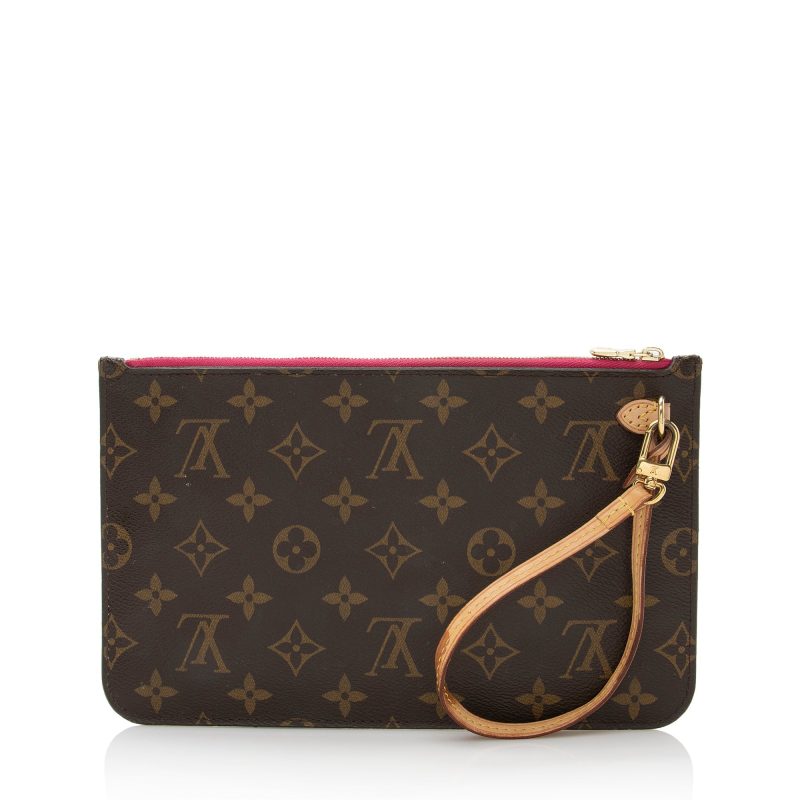 Louis Vuitton Monogram Canvas Neverfull MM Pochette (SHF-22858) - Barde - Image 3