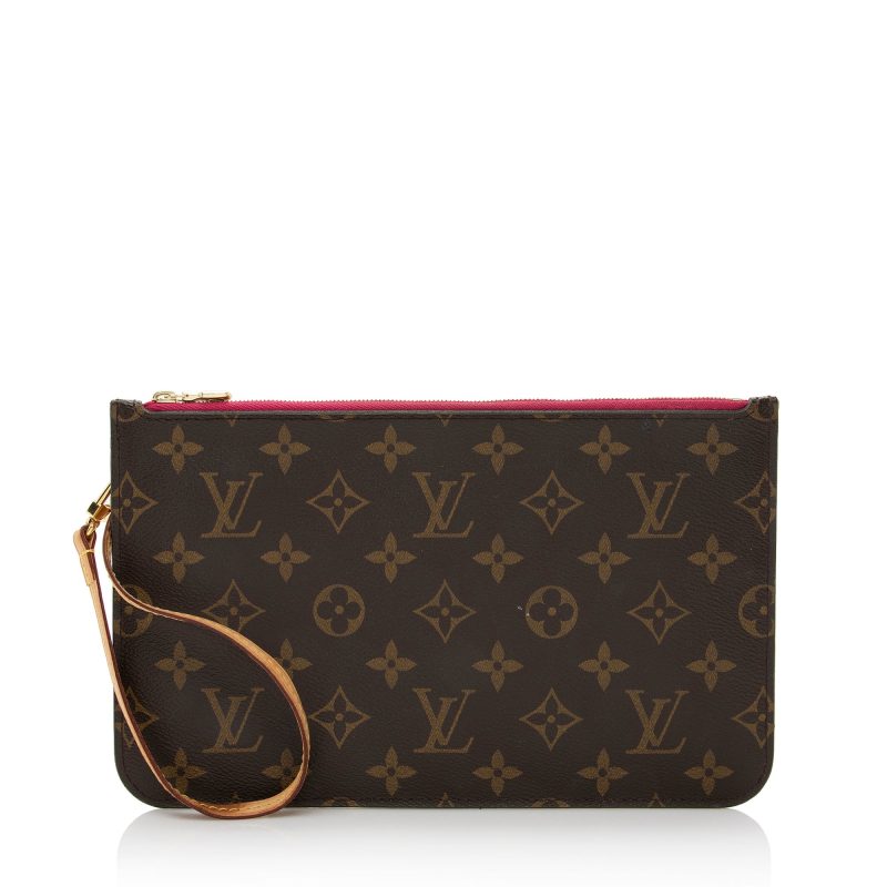 Louis Vuitton Monogram Canvas Neverfull MM Pochette (SHF-22858) - Barde