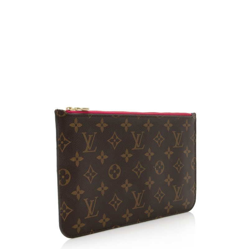 Louis Vuitton Monogram Canvas Neverfull MM Pochette (SHF-22858) - Barde - Image 2