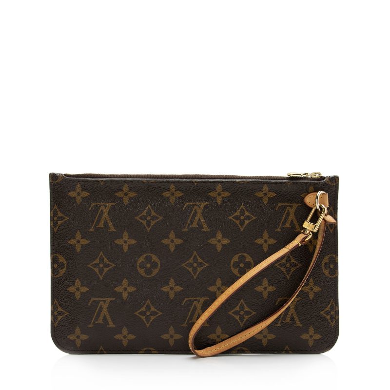 Louis Vuitton Monogram Canvas Neverfull MM Pochette (SHF-23815) - Barde - Image 3