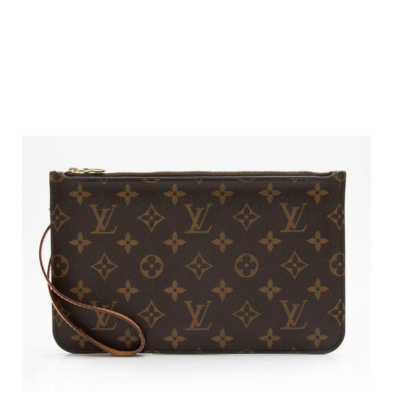 Louis Vuitton Monogram Canvas Neverfull MM Pochette (SHF-23815) - Barde