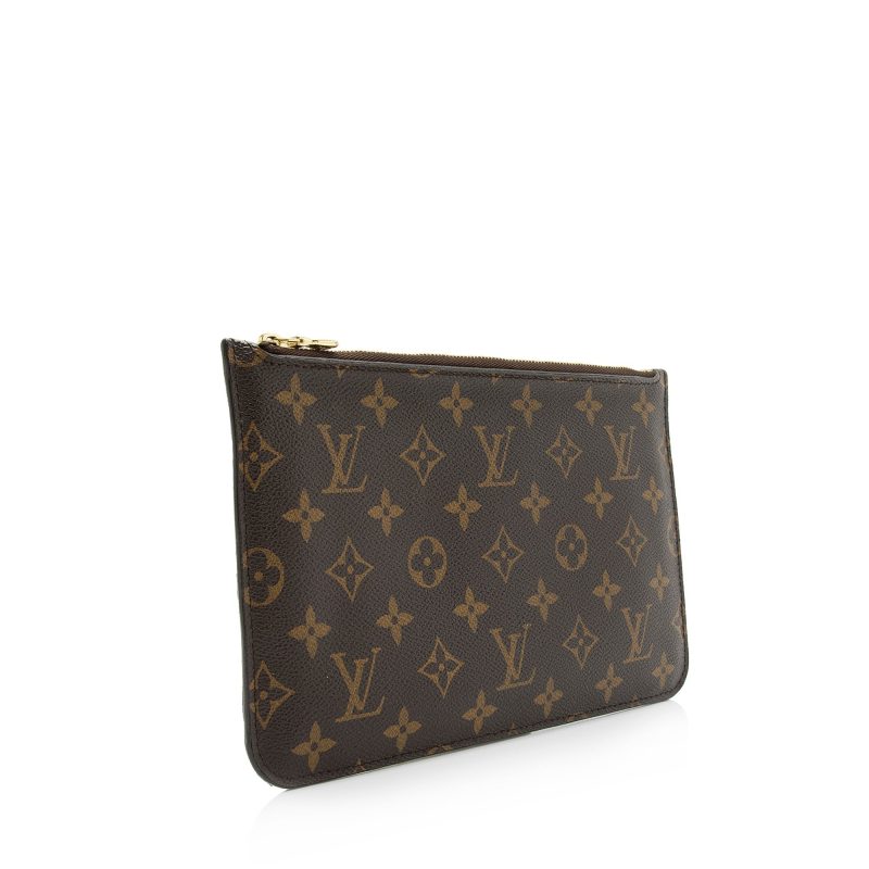 Louis Vuitton Monogram Canvas Neverfull MM Pochette (SHF-23815) - Barde - Image 2